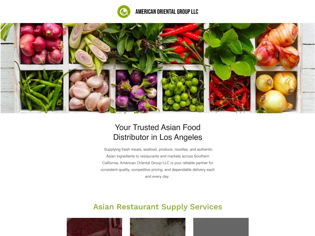 American Oriental Group Website