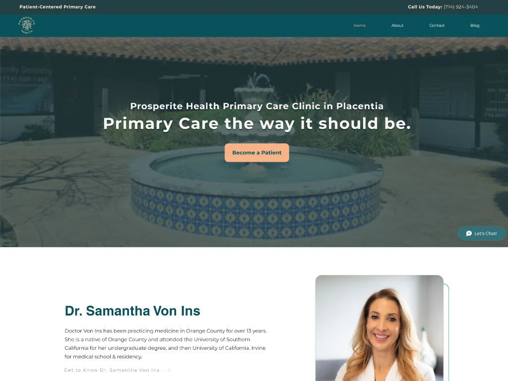 Prosperite Health Website